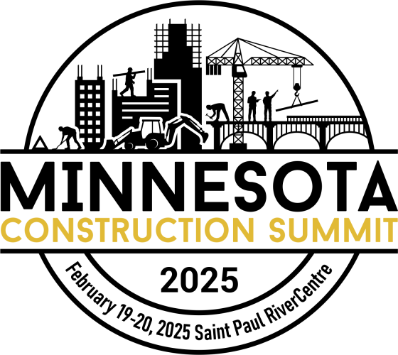 2024 Minnesota Construction Summit Logo - January 17-18, St. Paul RiverCentre